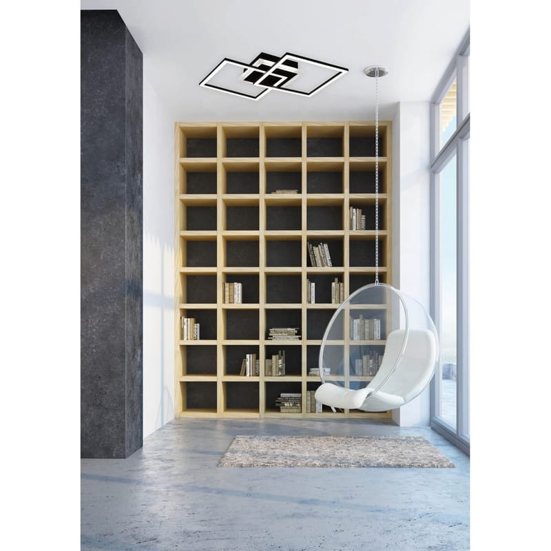 Plafond Venida - Fyrkant, Svart - Belysning - Inomhusbelysning & lampor - Taklampor & takbelysning - Plafond