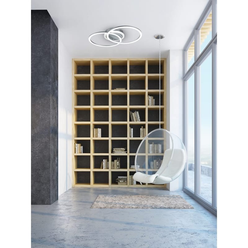 Plafond Venida - Rund, Grå - Belysning - Inomhusbelysning & lampor - Taklampor & takbelysning - Plafond