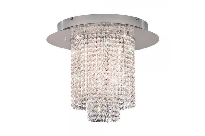 VILALONES Plafond Rund LED 50 10 Lampor Krom/Kristall - Eglo - Sovrumslampa - Plafond