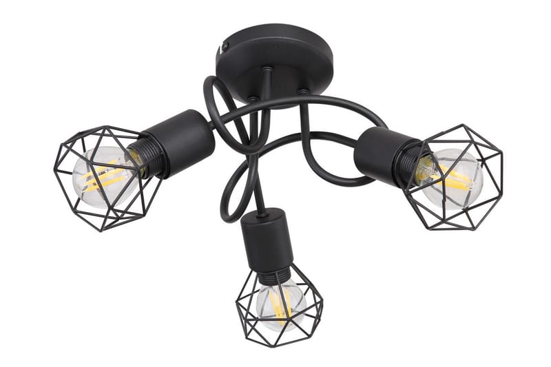 XARA Plafond 3 Lampor Svart - Globo Lighting - Sovrumslampa - Plafond