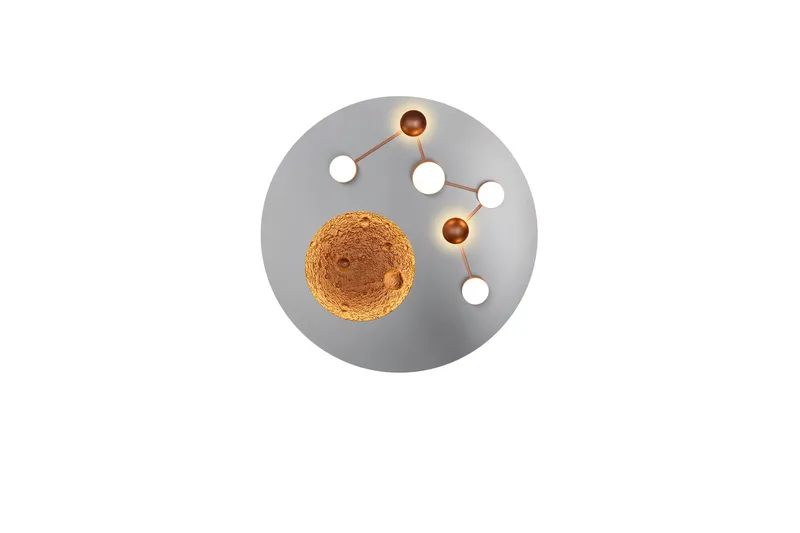 Zodiac LED Plafond borstad stål - Borstad stål - Belysning - Inomhusbelysning & lampor - Taklampor & takbelysning - Plafond