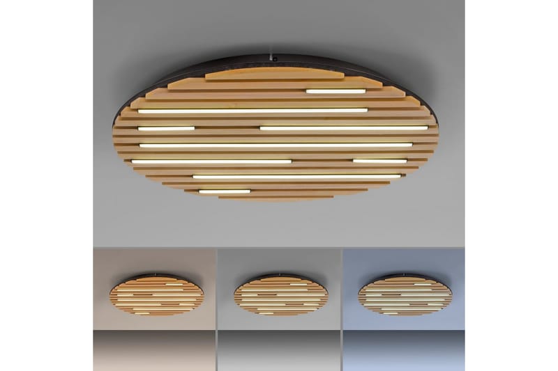 Q-Akustik Paul Neuhaus Vägg/taklampa - Wood - Belysning - Inomhusbelysning & lampor - Taklampor & takbelysning - Plafond