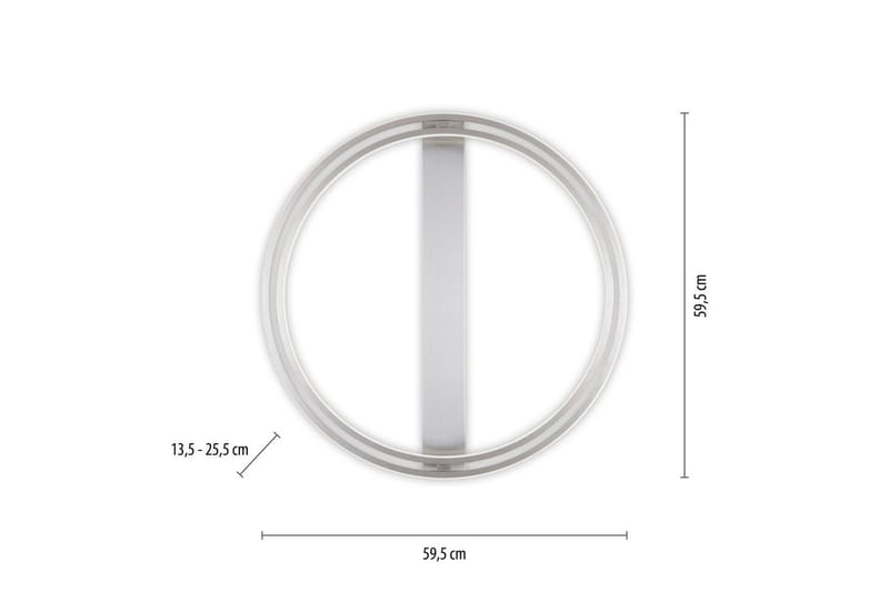 Q-Beluga Paul Neuhaus Taklampa - Grey - Belysning - Inomhusbelysning & lampor - Taklampor & takbelysning - Plafond