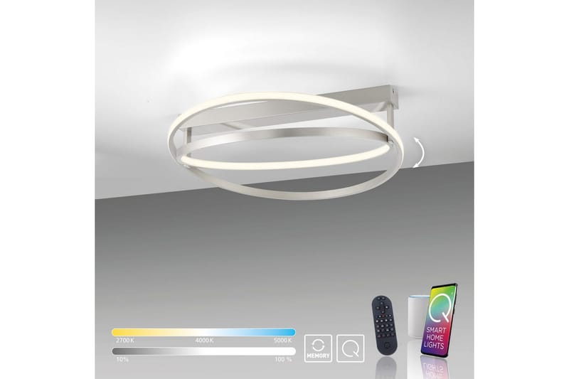 Q-Beluga Paul Neuhaus Taklampa - Grey - Belysning - Inomhusbelysning & lampor - Taklampor & takbelysning - Plafond