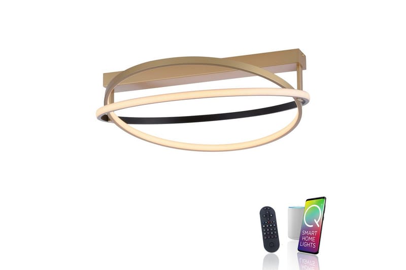 Q-Beluga Paul Neuhaus Taklampa - Brass - Belysning - Inomhusbelysning & lampor - Taklampor & takbelysning - Plafond