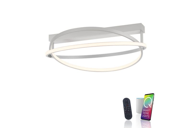 Q-Beluga Paul Neuhaus Taklampa - Grey - Belysning - Inomhusbelysning & lampor - Taklampor & takbelysning - Plafond