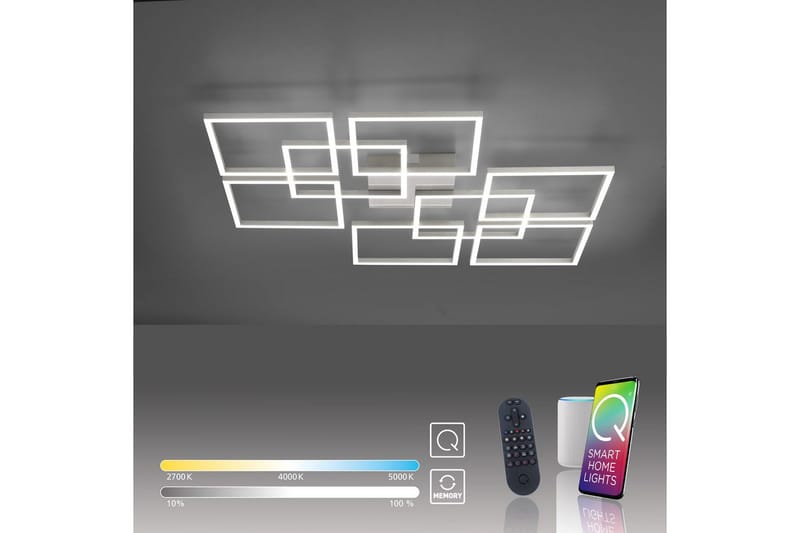 Q-Inigo Paul Neuhaus Taklampa - Grey - Belysning - Inomhusbelysning & lampor - Taklampor & takbelysning - Plafond