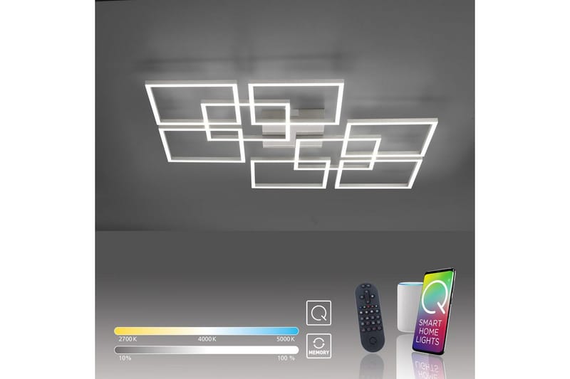 Q-Inigo Paul Neuhaus Taklampa - Grey - Belysning - Inomhusbelysning & lampor - Taklampor & takbelysning - Plafond