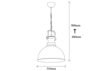 Taklampa Rathour Axiom Svart - Svart - Belysning - Inomhusbelysning & lampor - Taklampor & takbelysning - Kökslampa & pendellampa