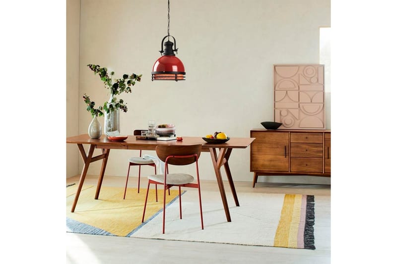 Taklampa Rathour Echo Röd / Svart - Red/Svart - Belysning - Inomhusbelysning & lampor - Taklampor & takbelysning - Kökslampa & pendellampa