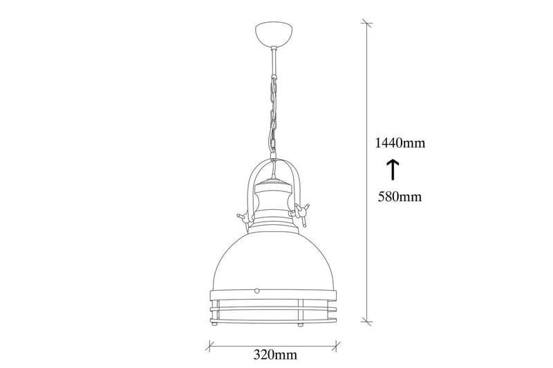 Taklampa Rathour Echo Röd / Svart - Red/Svart - Belysning - Inomhusbelysning & lampor - Taklampor & takbelysning - Kökslampa & pendellampa