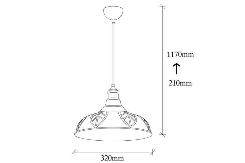 Taklampa Rathour Grit Koppar - Koppar - Belysning - Inomhusbelysning & lampor - Taklampor & takbelysning - Kökslampa & pendellampa