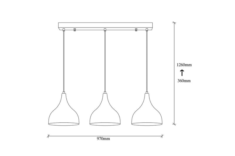 Taklampa Rathour Ignite Koppar / Svart - Koppar/Svart - Belysning - Inomhusbelysning & lampor - Taklampor & takbelysning - Kökslampa & pendellampa