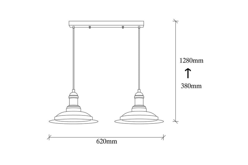 Taklampa Rathour Kobolt Svart / Rany - Guld/Svart - Belysning - Inomhusbelysning & lampor - Taklampor & takbelysning - Kökslampa & pendellampa