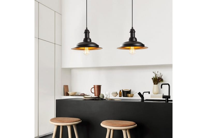 Taklampa Rathour Kobolt Svart / Rany - Guld/Svart - Belysning - Inomhusbelysning & lampor - Taklampor & takbelysning - Kökslampa & pendellampa