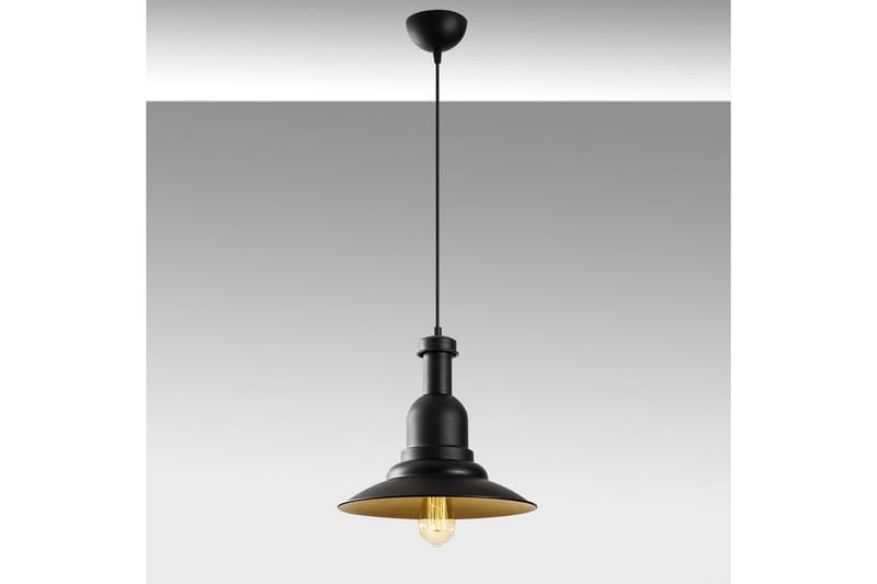 Taklampa Rathour Metrix Svart / Rany - Guld/Svart - Belysning - Inomhusbelysning & lampor - Golvlampor & golvbelysning