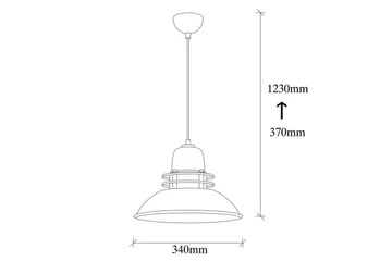 Taklampa Rathour Pulse Svart / Rany - Guld/Svart - Belysning - Inomhusbelysning & lampor - Taklampor & takbelysning - Kökslampa & pendellampa