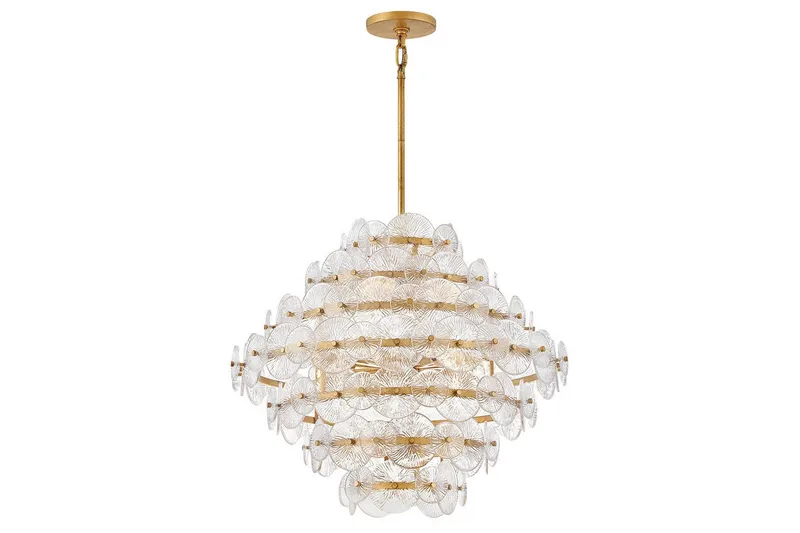 Rene Hinkley Krona - Brass - Belysning - Inomhusbelysning & lampor - Taklampor & takbelysning - Kristallkrona & takkrona