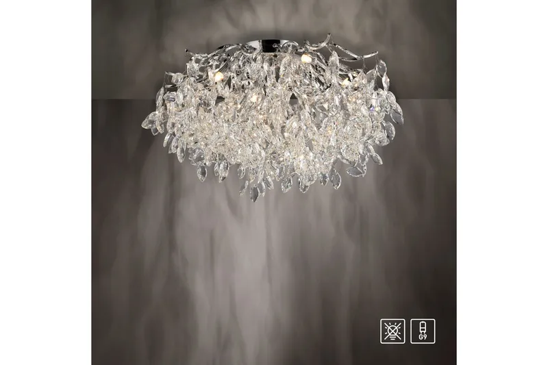 Ricicle Paul Neuhaus Taklampa - Chrome - Belysning - Inomhusbelysning & lampor - Taklampor & takbelysning - Kristallkrona & takkrona