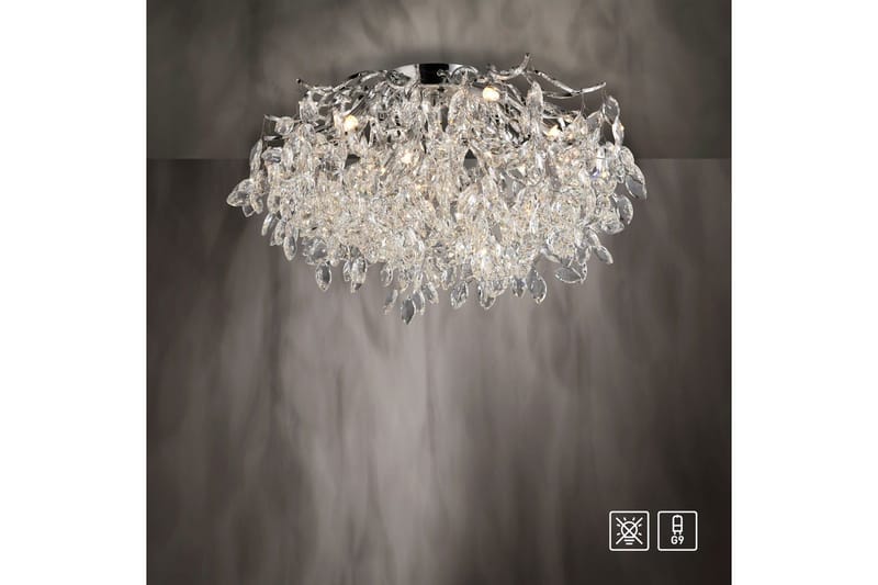 Ricicle Paul Neuhaus Taklampa - Chrome - Belysning - Inomhusbelysning & lampor - Taklampor & takbelysning - Kristallkrona & takkrona