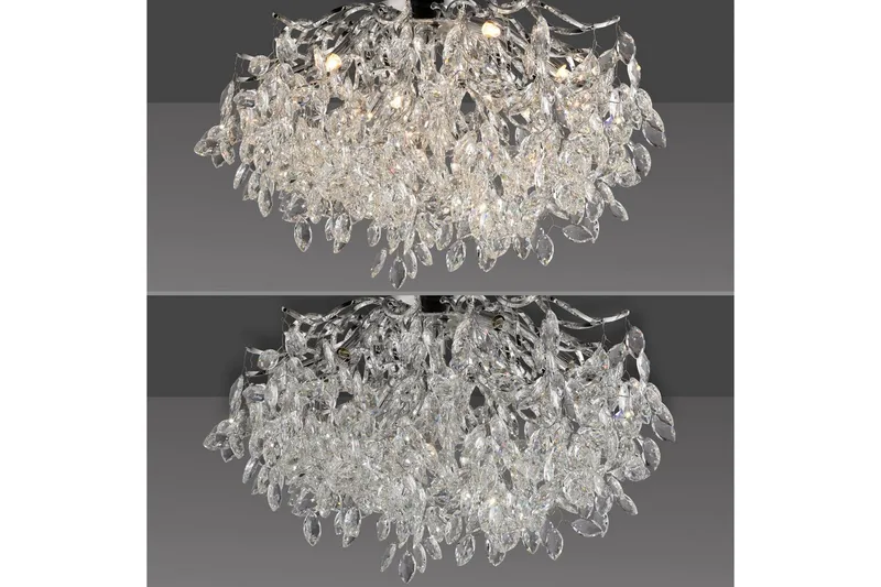 Ricicle Paul Neuhaus Taklampa - Chrome - Belysning - Inomhusbelysning & lampor - Taklampor & takbelysning - Kristallkrona & takkrona