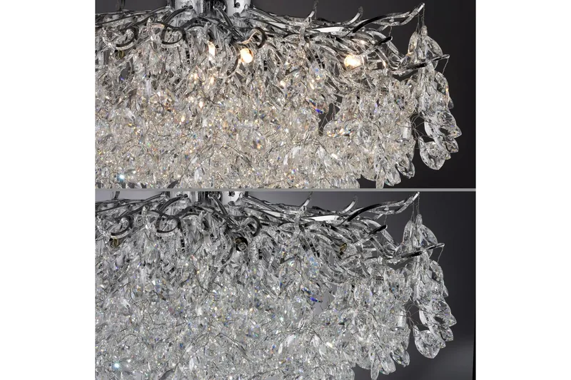 Ricicle Paul Neuhaus Taklampa - Chrome - Belysning - Inomhusbelysning & lampor - Taklampor & takbelysning - Kristallkrona & takkrona