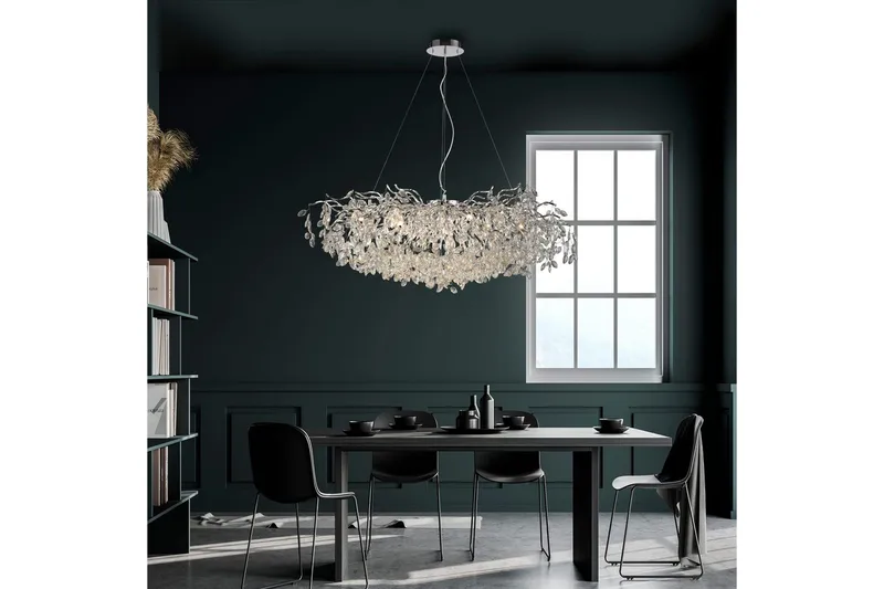 Ricicle Paul Neuhaus Krona - Chrome - Belysning - Inomhusbelysning & lampor - Taklampor & takbelysning - Kristallkrona & takkrona