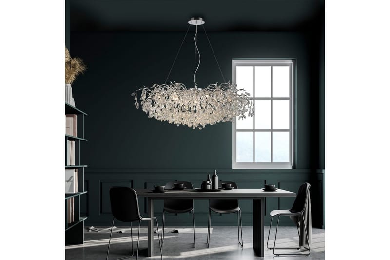 Ricicle Paul Neuhaus Krona - Chrome - Belysning - Inomhusbelysning & lampor - Taklampor & takbelysning - Kristallkrona & takkrona