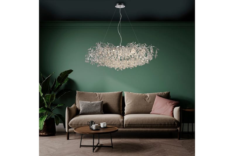 Ricicle Paul Neuhaus Krona - Chrome - Belysning - Inomhusbelysning & lampor - Taklampor & takbelysning - Kristallkrona & takkrona