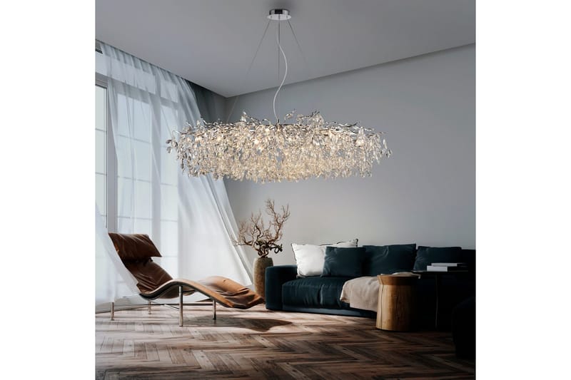 Ricicle Paul Neuhaus Krona - Chrome - Belysning - Inomhusbelysning & lampor - Taklampor & takbelysning - Kristallkrona & takkrona