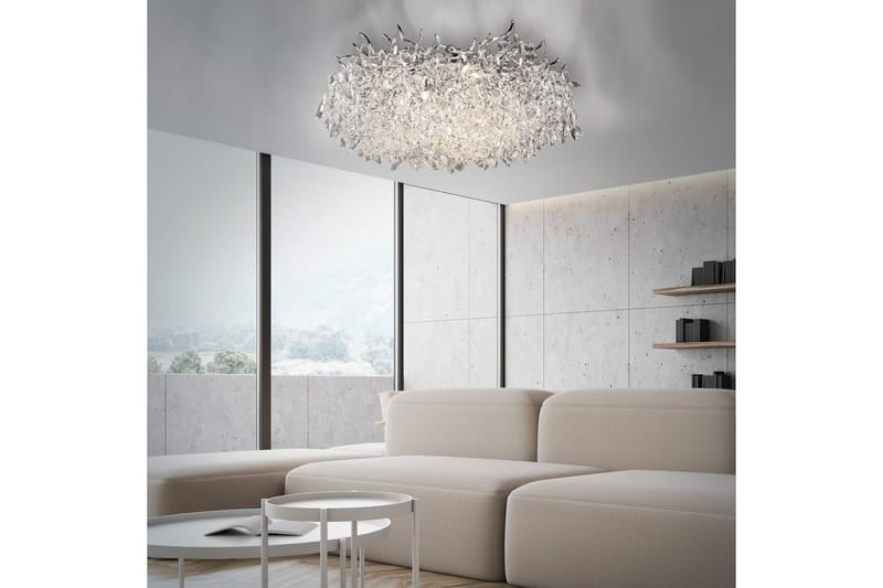 Ricicle Paul Neuhaus Taklampa - Chrome - Belysning - Inomhusbelysning & lampor - Taklampor & takbelysning - Kristallkrona & takkrona