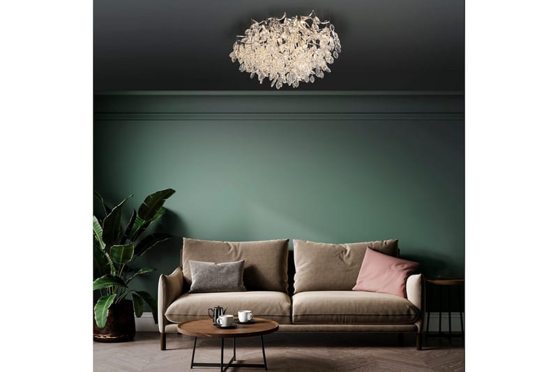 Ricicle Paul Neuhaus Taklampa - Chrome - Belysning - Inomhusbelysning & lampor - Taklampor & takbelysning - Kristallkrona & takkrona