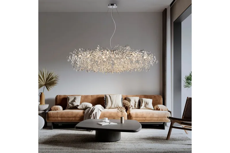 Ricicle Paul Neuhaus Krona - Chrome - Belysning - Inomhusbelysning & lampor - Taklampor & takbelysning - Kristallkrona & takkrona