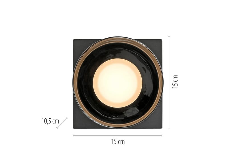 Rika Paul Neuhaus Taklampa - Black - Belysning - Inomhusbelysning & lampor - Taklampor & takbelysning - Plafond