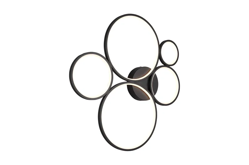 Rondo LED Plafond mattsvart 5L - Matt svart - Belysning - Inomhusbelysning & lampor - Taklampor & takbelysning - Kökslampa & pendellampa