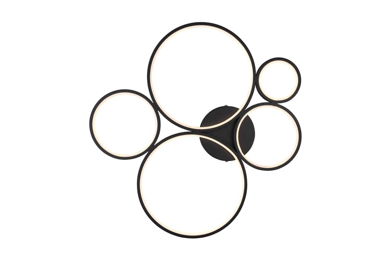 Rondo LED Plafond mattsvart 5L - Matt svart - Belysning - Inomhusbelysning & lampor - Taklampor & takbelysning - Kökslampa & pendellampa