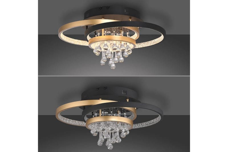 Rotazo Paul Neuhaus Taklampa - Black||Brass - Belysning - Inomhusbelysning & lampor - Taklampor & takbelysning - Plafond