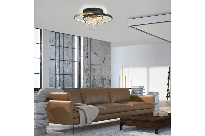 Rotazo Paul Neuhaus Taklampa - Black||Brass - Belysning - Inomhusbelysning & lampor - Taklampor & takbelysning - Plafond