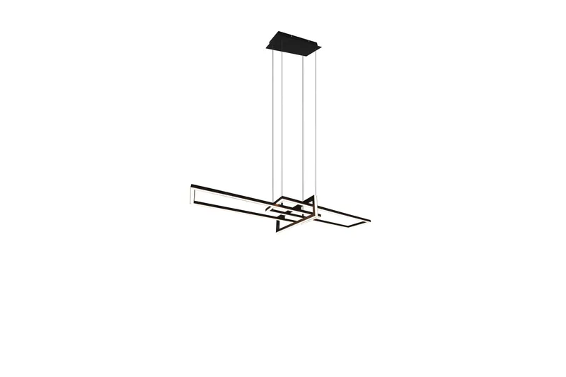 Salinas LED Taklampa mattsvart, Matt svart