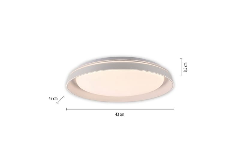Sati Just Light Taklampa - White - Belysning - Inomhusbelysning & lampor - Taklampor & takbelysning - Plafond