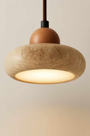 Serros Pendellampa - Beige Och Ek - Belysning - Inomhusbelysning & lampor - Taklampor & takbelysning - Kristallkrona & takkrona