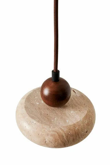 Serros Pendellampa - Beige Och Valnöt - Belysning - Inomhusbelysning & lampor - Taklampor & takbelysning - Kristallkrona & takkrona