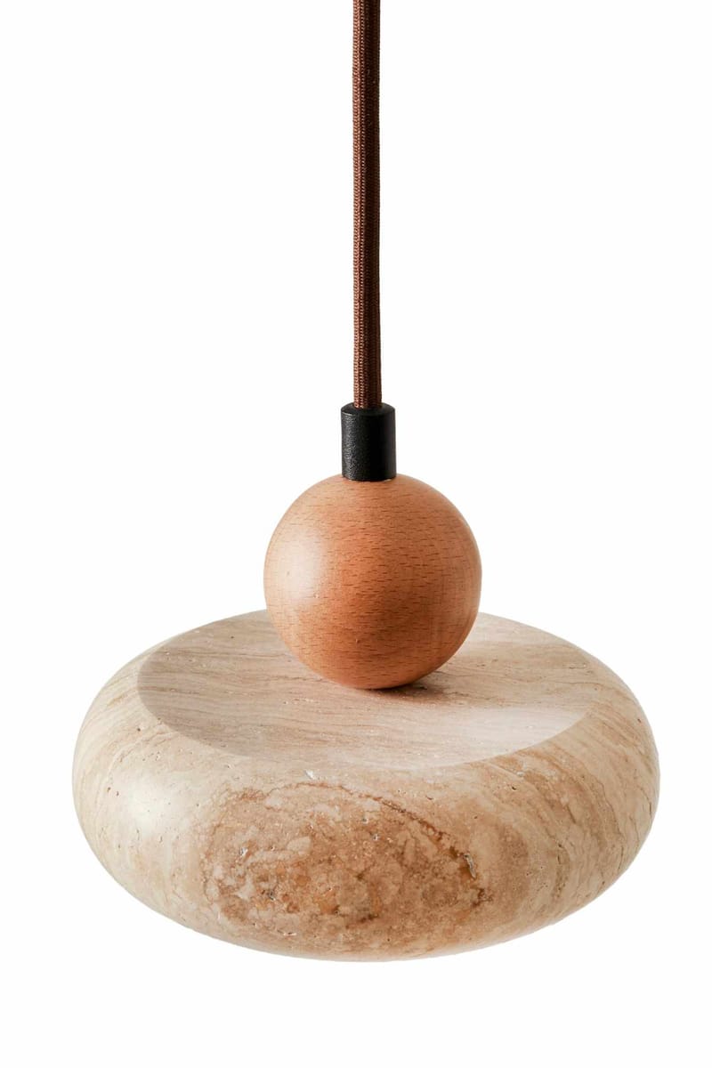 Serros Pendellampa - Beige Och Ek - Belysning - Inomhusbelysning & lampor - Taklampor & takbelysning - Kristallkrona & takkrona