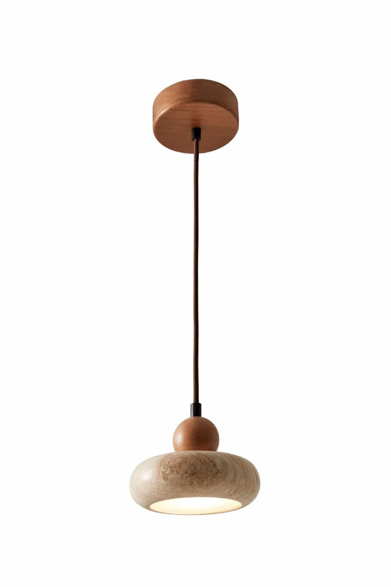 Serros Pendellampa - Beige Och Ek - Belysning - Inomhusbelysning & lampor - Taklampor & takbelysning - Kristallkrona & takkrona