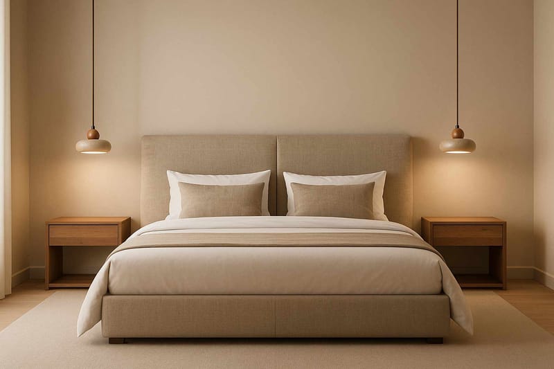 Serros Pendellampa - Beige Och Ek - Belysning - Inomhusbelysning & lampor - Taklampor & takbelysning - Kristallkrona & takkrona