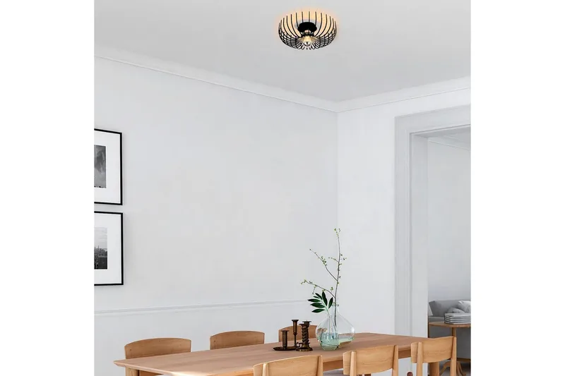 Taklampa Subbersta Svart - Diameter: 36 cm - Belysning - Inomhusbelysning & lampor - Golvlampor & golvbelysning