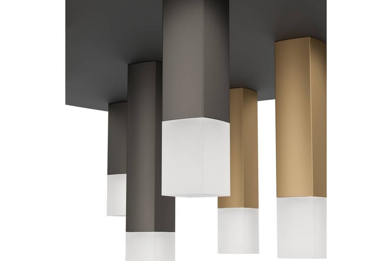 Takbelysning Eglo Estanterios Grå/Brun med 9 Lampor - Belysning - Inomhusbelysning & lampor - Taklampor & takbelysning - Plafond