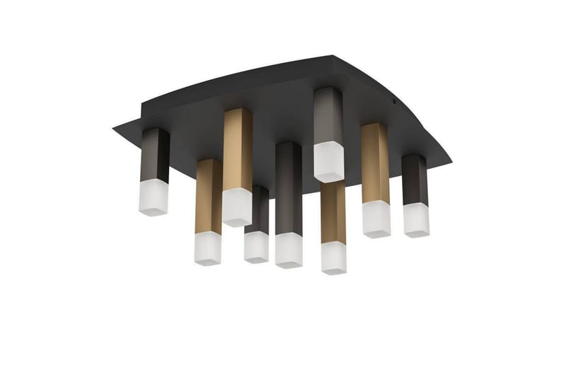 Takbelysning Eglo Estanterios Grå/Brun med 9 Lampor