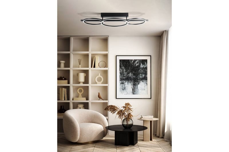 Takbelysning Eglo Lanacera Svart/Guld - Belysning - Inomhusbelysning & lampor - Taklampor & takbelysning - Plafond