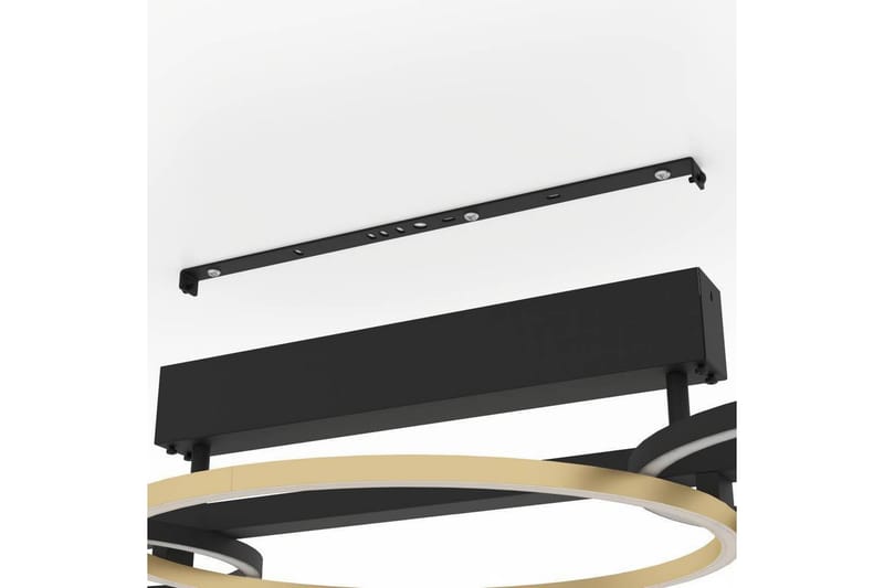 Takbelysning Eglo Lanacera Svart/Guld - Belysning - Inomhusbelysning & lampor - Taklampor & takbelysning - Plafond